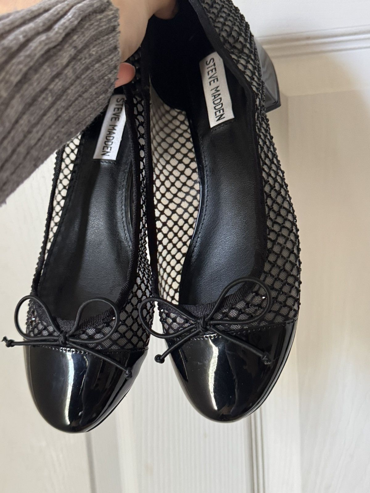 Steve Madden Steve Madden BabyDoll Heels, Black Embellished Lace Size US 9 / IT 39 - 2 Thumbnail