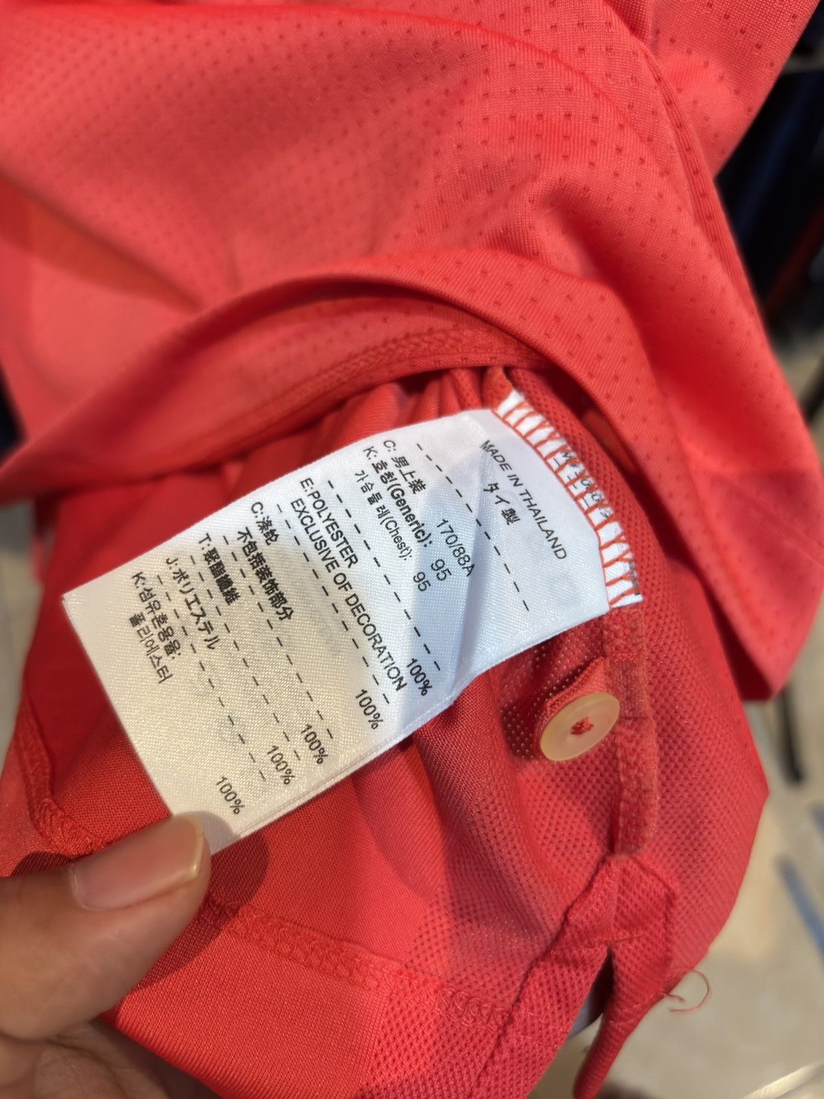 Nike Nike Golf Red Polos Size US L / EU 52-54 / 3 - 3 Thumbnail