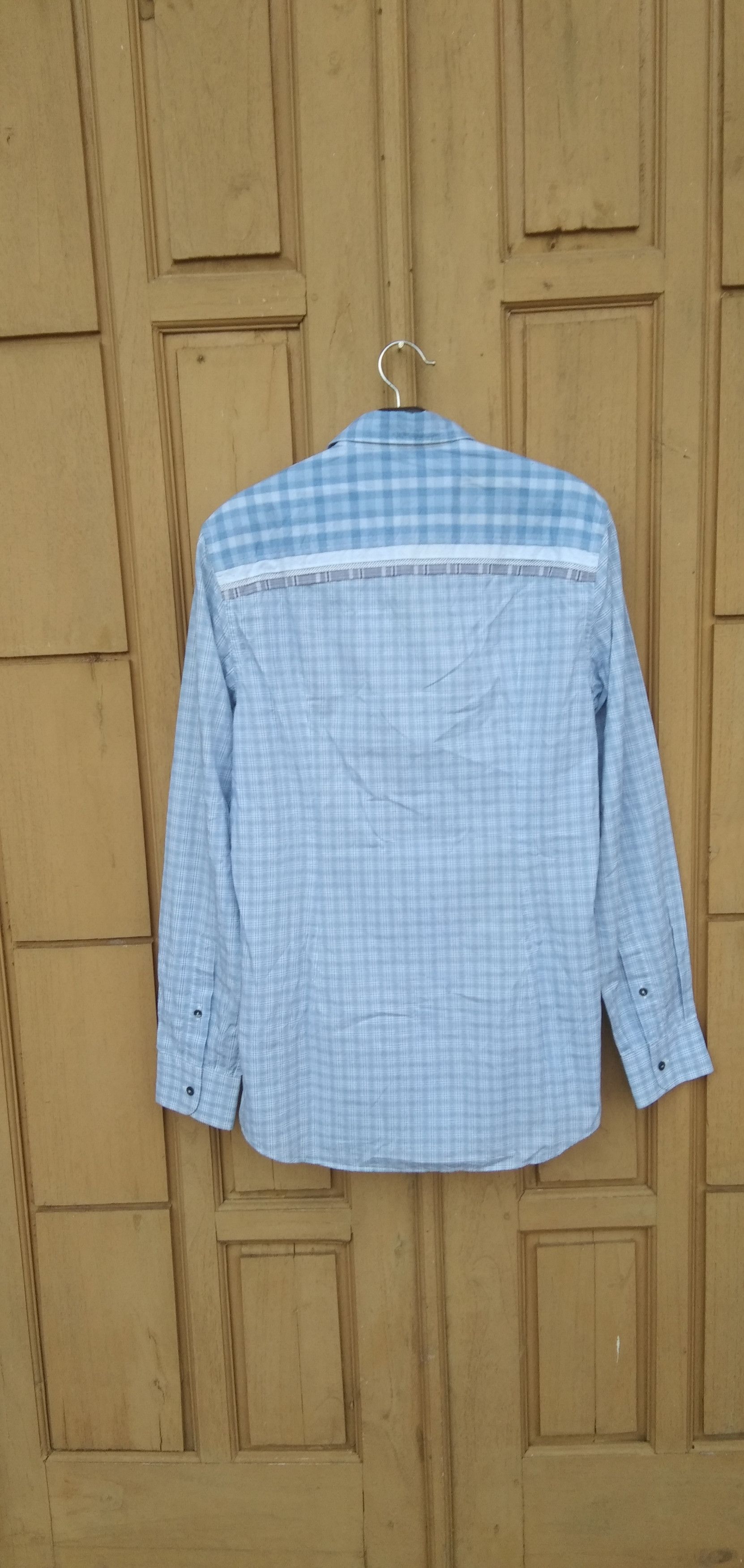 Dolce & Gabbana D&G gold blu plaid shirt button up Size US M / EU 48-50 / 2 - 7 Thumbnail