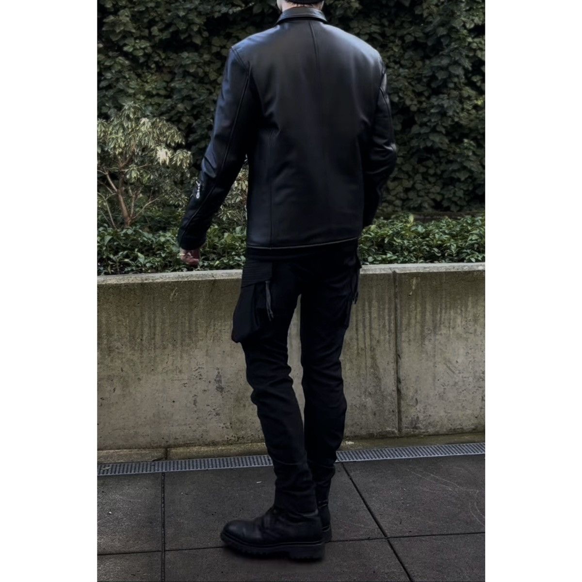 Japanese Brand Nano Universe & Co single sheepskin leather rider jacket Size US L / EU 52-54 / 3 - 10 Thumbnail