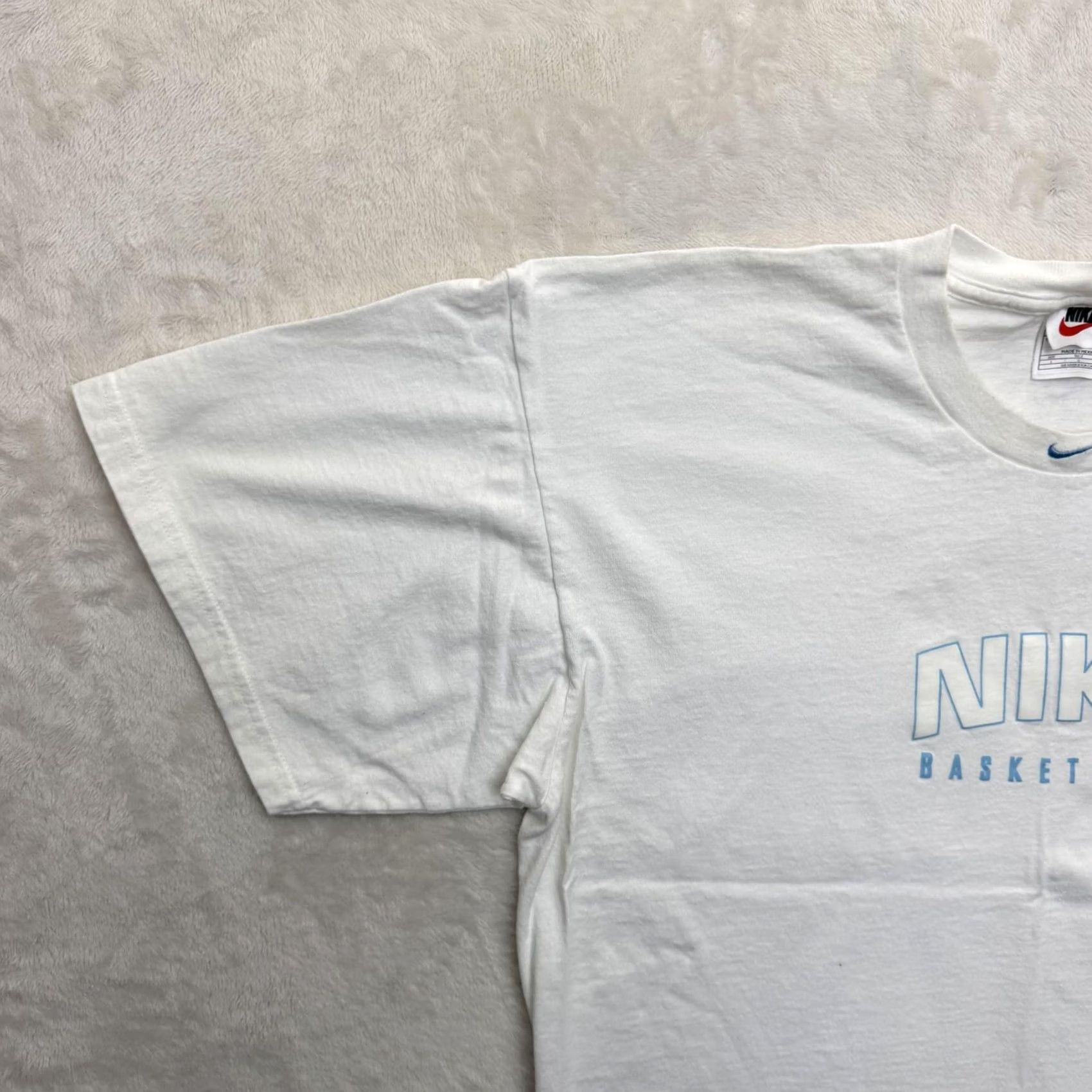Nike Nike Basketball Shirt Mens Large White Graphic Tee Swoosh Sportswear Logo Size US L / EU 52-54 / 3 - 7 Thumbnail