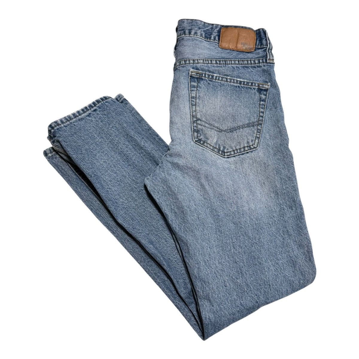 Bullhead Denim Co. Bull Head Gravels Slim Fit Light Wash Jeans Men’s 29x29.5 Size US 29 - 1 Thumbnail