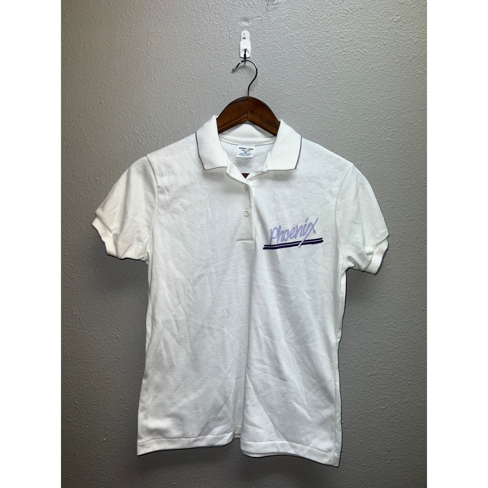 Vintage Vintage Womens Phoenix Polo Shirt Women 80s VTG 1980s Medium Size M / US 6-8 / IT 42-44 - 1 Thumbnail