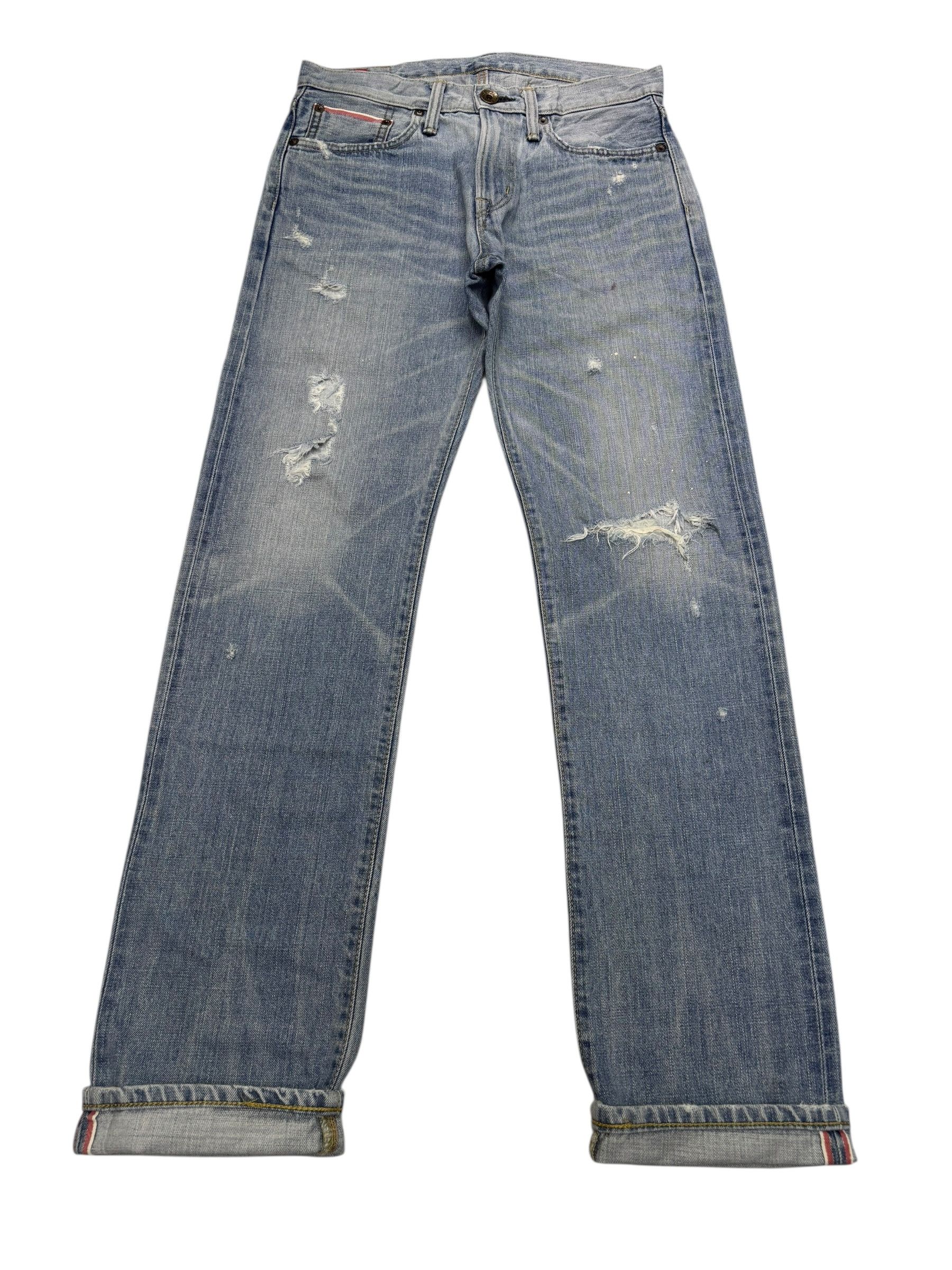 Acne Studios 🔥EDWIN 505zx SELVEDGE DENIM BUCKLE BACK BLUE WASH JEANS Size US 30 / EU 46 - 1 Thumbnail
