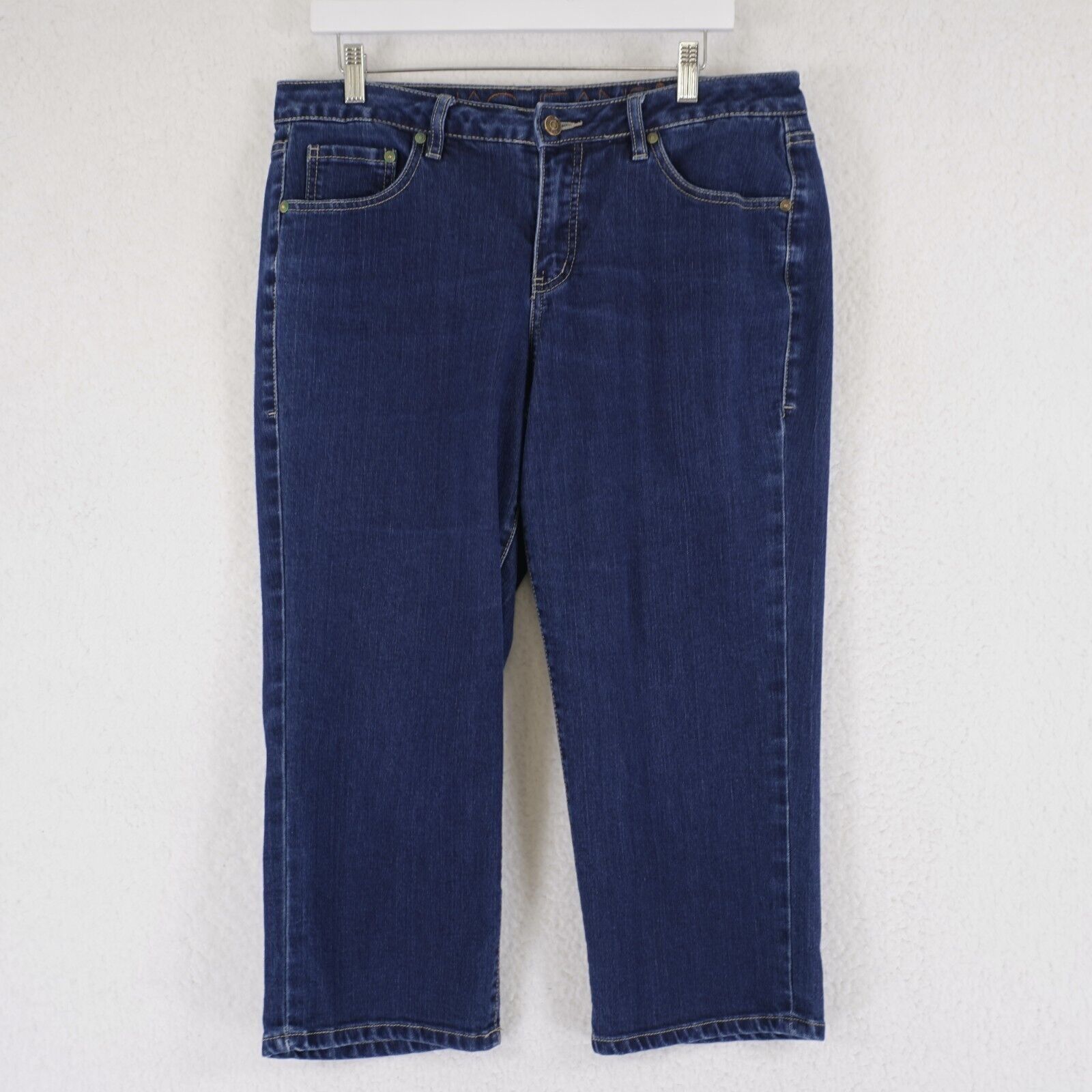 Designer Jag Jeans Classic Fit Dark Blue Denim Jeans Mid Rise 34/23 Size 34" / US 12 / IT 48 - 1 Thumbnail