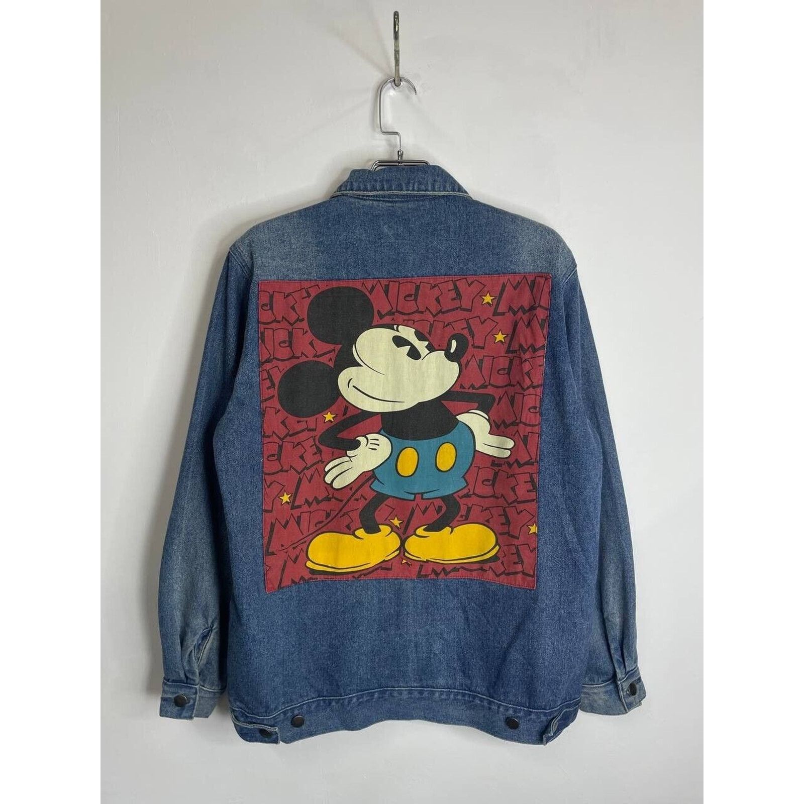 Vintage Mickey Mouse Jean Jacket by Forever 21 Size L