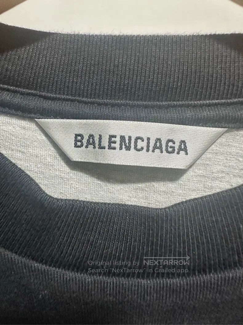 Balenciaga Balenciaga Black Gray Camouflage Logo Short Sleeve Size US S / EU 44-46 / 1 - 3 Thumbnail