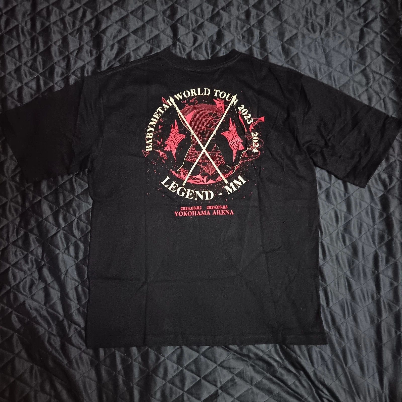 Band Tees Babymetal "New World" Legend MM Yokohama Arena Metal Tee Size US L / EU 52-54 / 3 - 4 Thumbnail