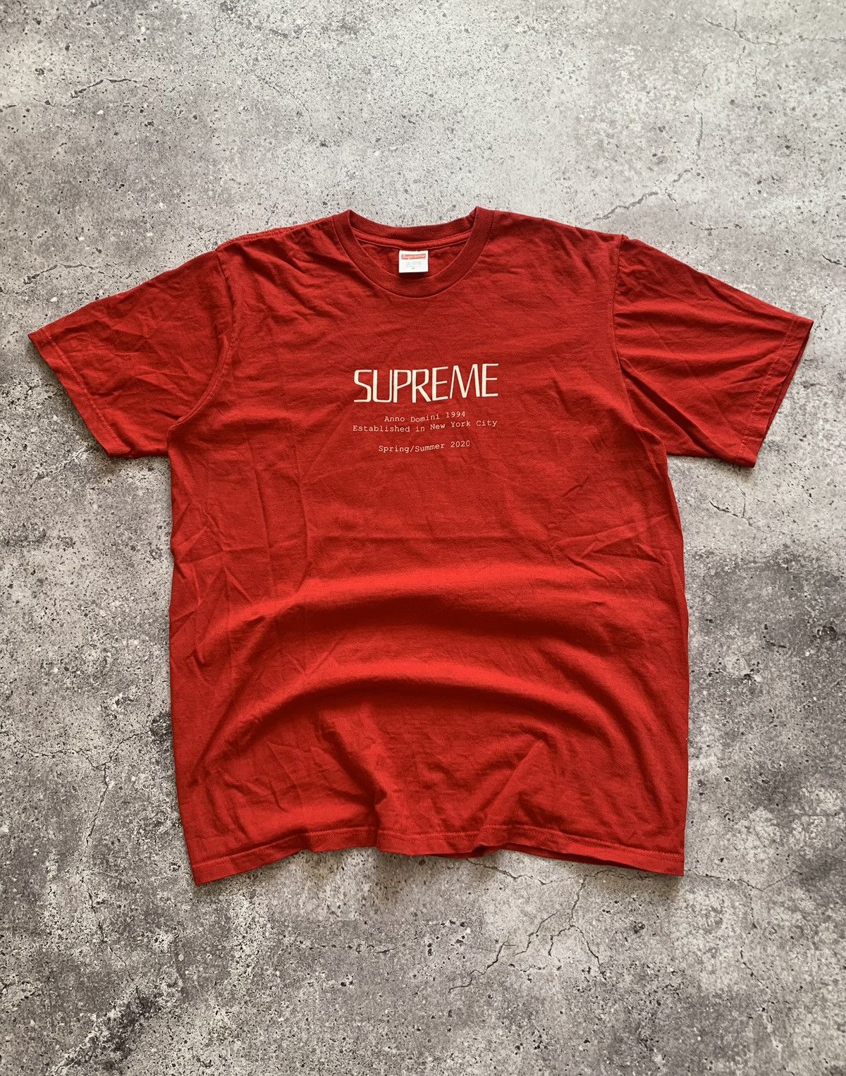 Supreme 🔥SUPREME ANNO DOMINI T-SHIRT TEE Size US M / EU 48-50 / 2 - 1 Thumbnail
