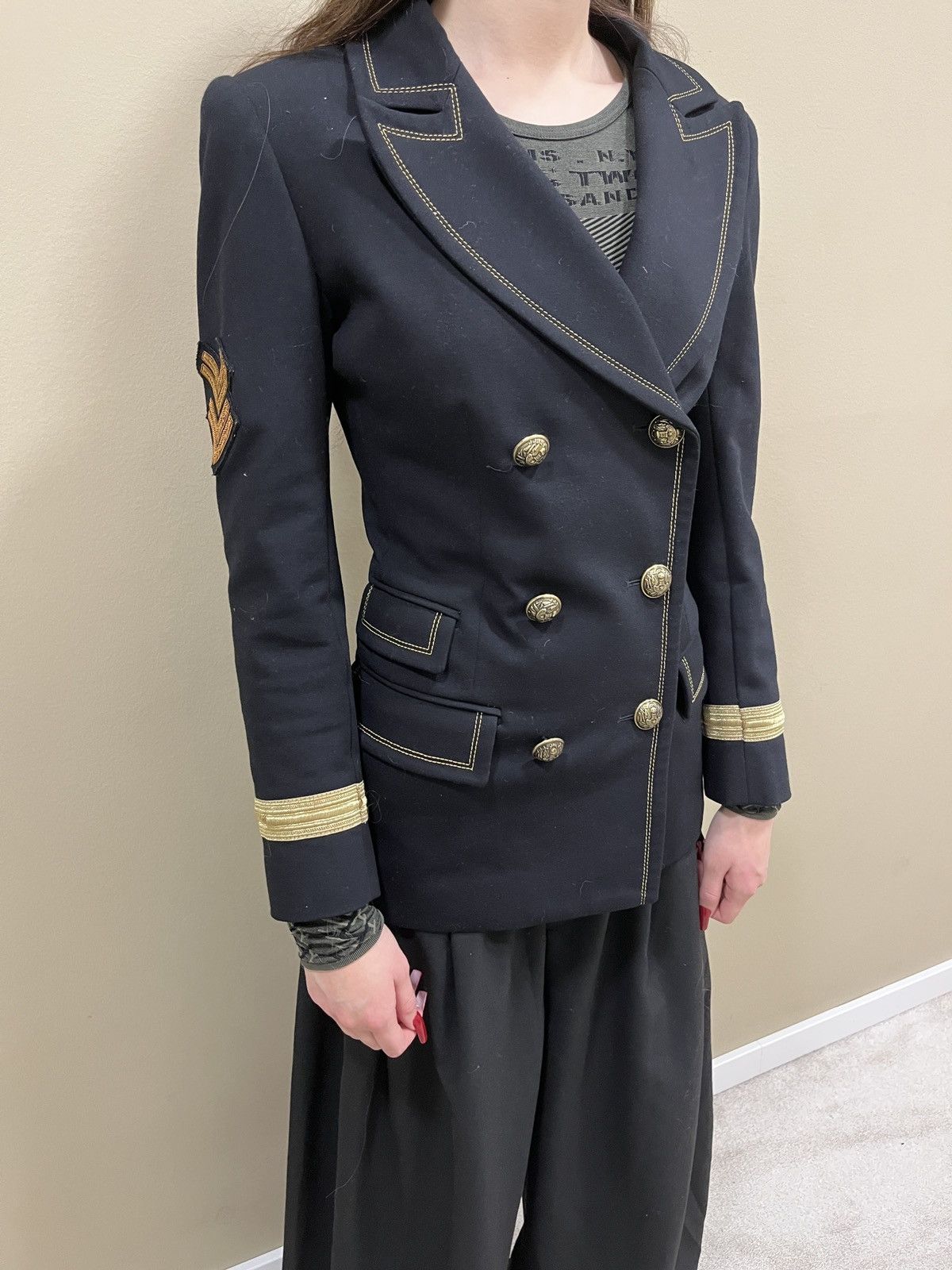 plein sud Plein Sud Vintage Military Napoleon Hussar Rare Jacket Size XS / US 0-2 / IT 36-38 - 13 Thumbnail