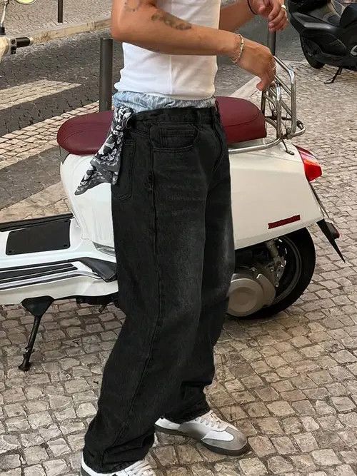 Jean Vintage RETRO y2k 90s jeans denim Size US 34 / EU 50 - 3 Thumbnail