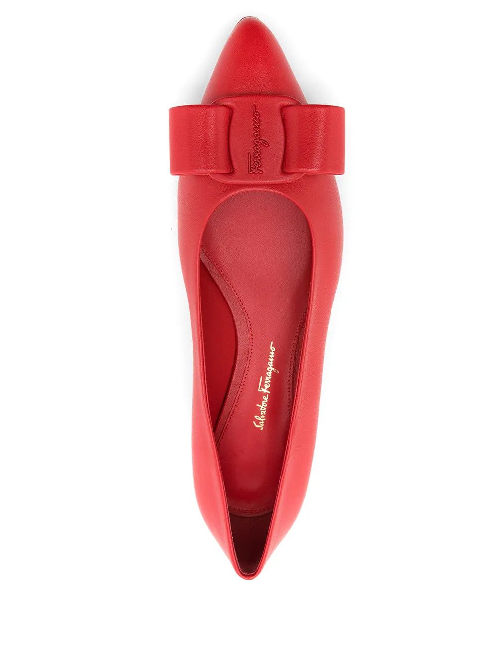 Salvatore Ferragamo o1y0426 Ballet Flats in Red Size US 6 / IT 36 - 4 Thumbnail