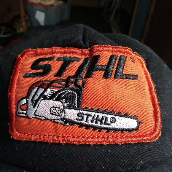 Other Vintage Stihl Chainsaws Patch Snap Trucker Hat Cap Size ONE SIZE - 2 Thumbnail