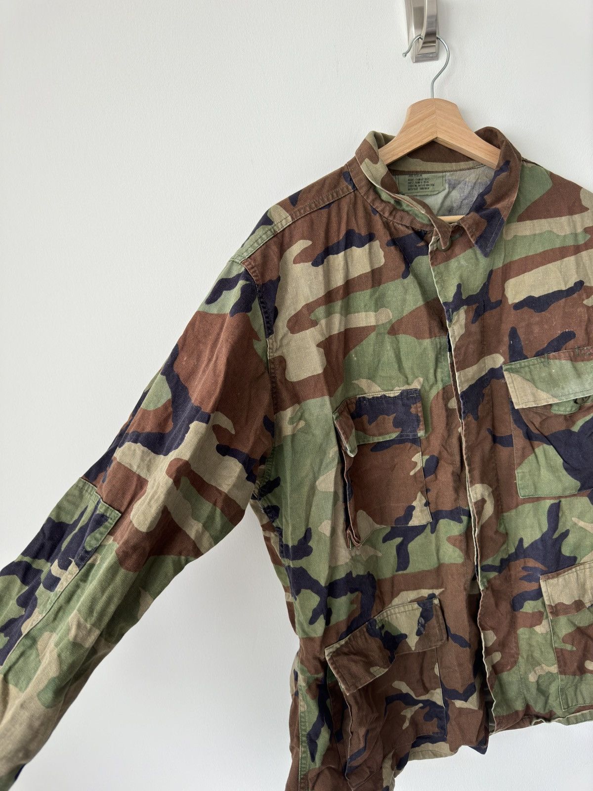 Vintage Vintage Military Button Up Size US XL / EU 56 / 4 - 2 Thumbnail