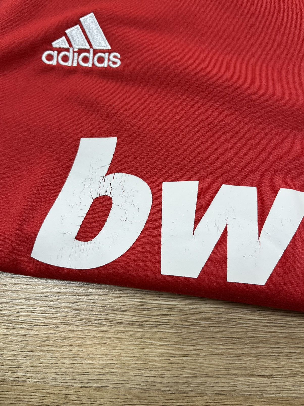 Adidas Adidas Real Madrid 2011-12 Third Kit Red T-Shirt Jersey Size US XL / EU 56 / 4 - 14 Thumbnail