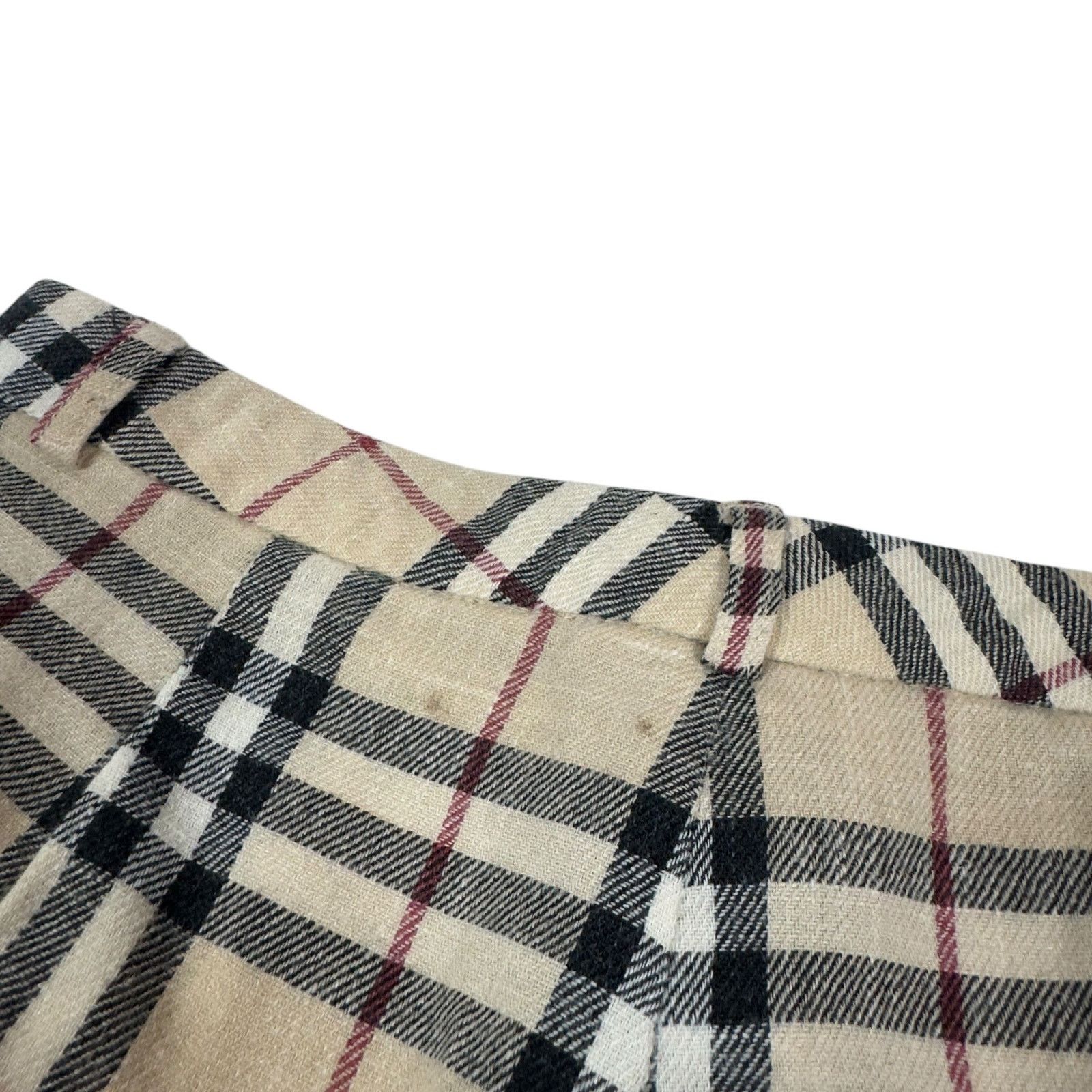Burberry × Vintage Burberry London Beige Nova check Dress Pant 4 Size 27" / US 4 / IT 40 - 2 Thumbnail
