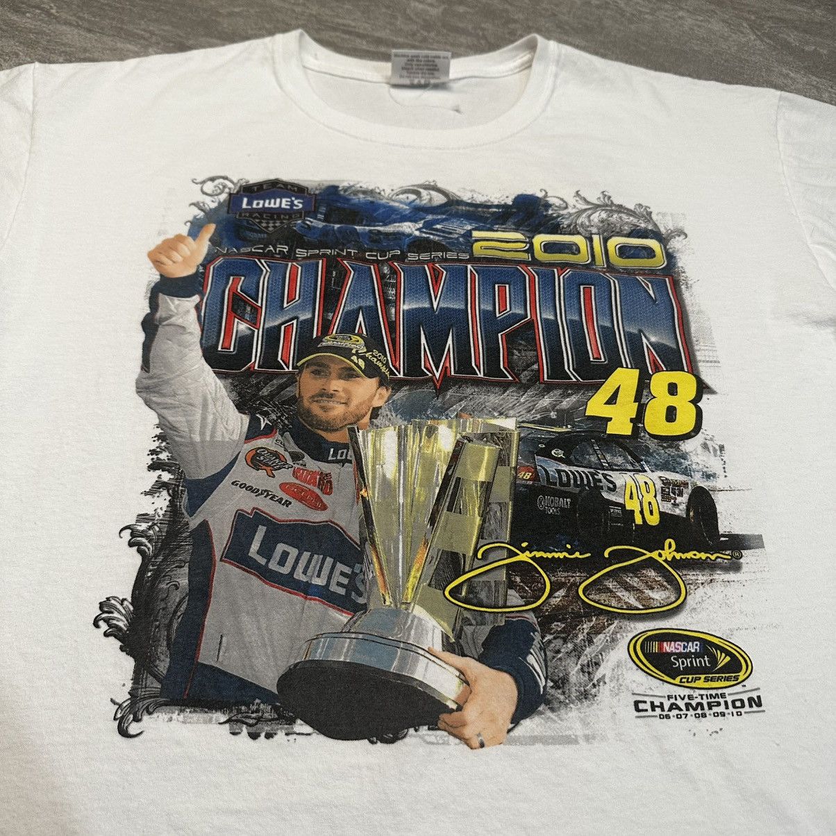 Chase Authentics × NASCAR × Vintage VTG Y2K Chase Authentics Jimmie Johnson #48 Lowes AllOver Size US XL / EU 56 / 4 - 2 Thumbnail