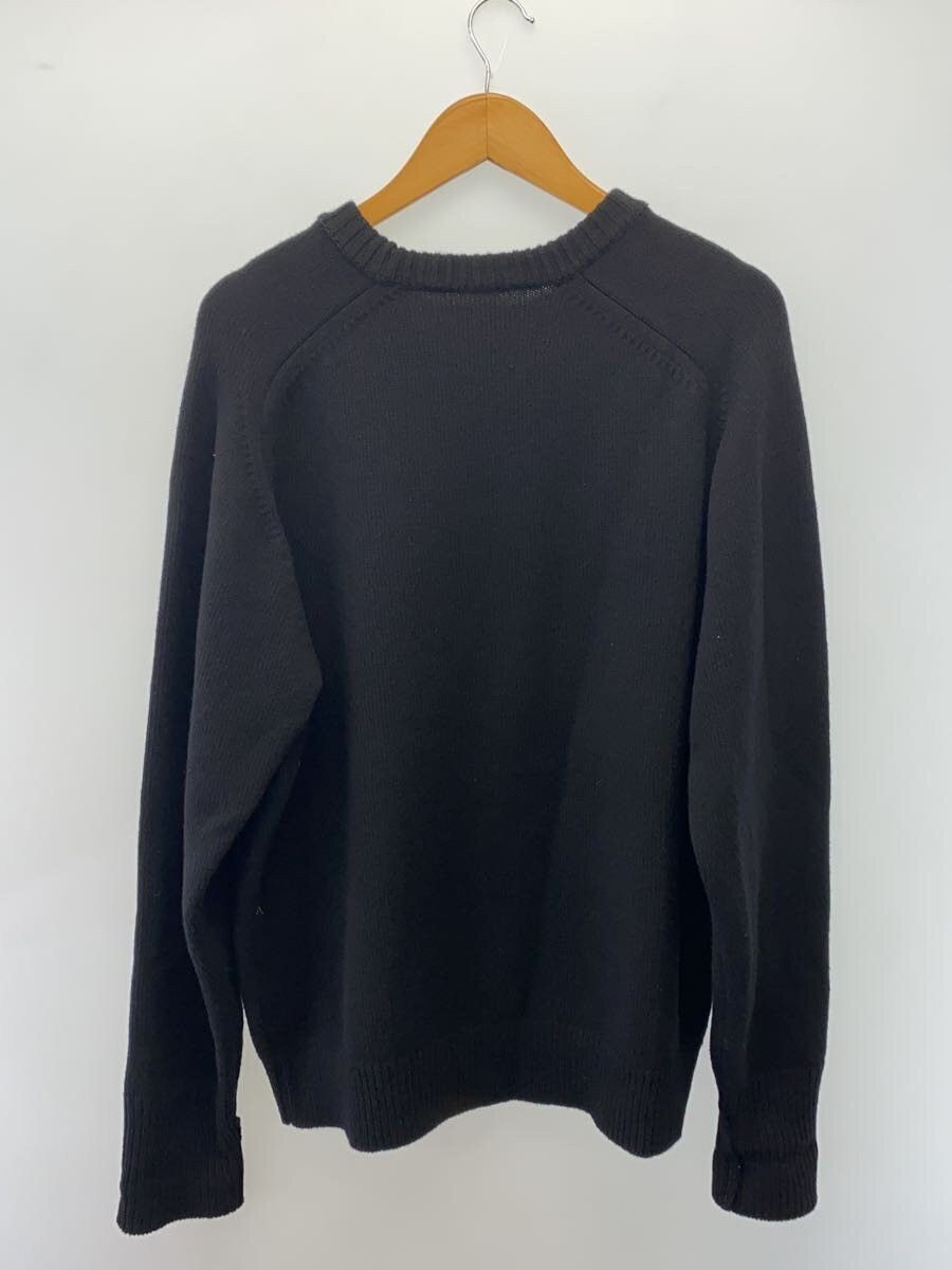 A.PRESSE Black Wool Knit Sweater (thick) Size US L / EU 52-54 / 3 - 2 Thumbnail