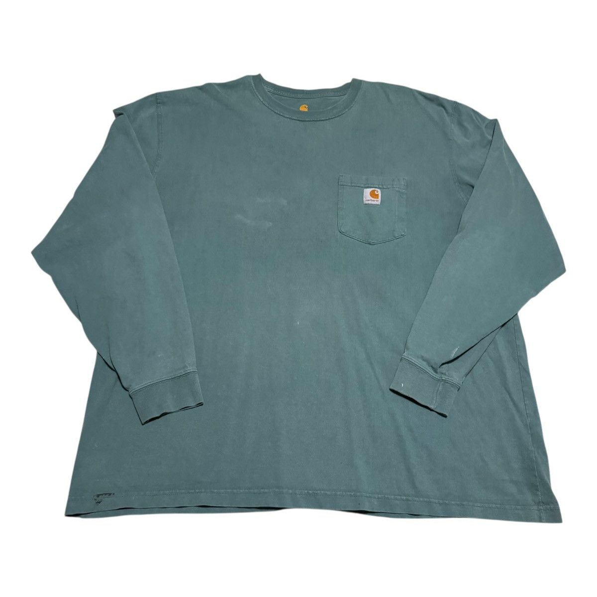 Carhartt Carhartt Distressed Cotton Long Sleeve Shirt Men's 2XL Size US XXL / EU 58 / 5 - 1 Thumbnail