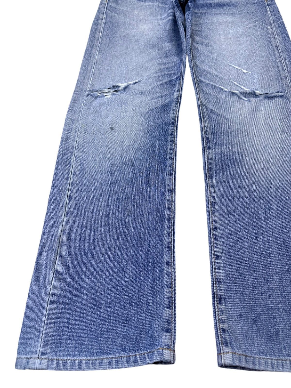 Levi's Vintage Levis 505 Faded Wash Distressed Loose Jeans Size US 32 / EU 48 - 6 Thumbnail