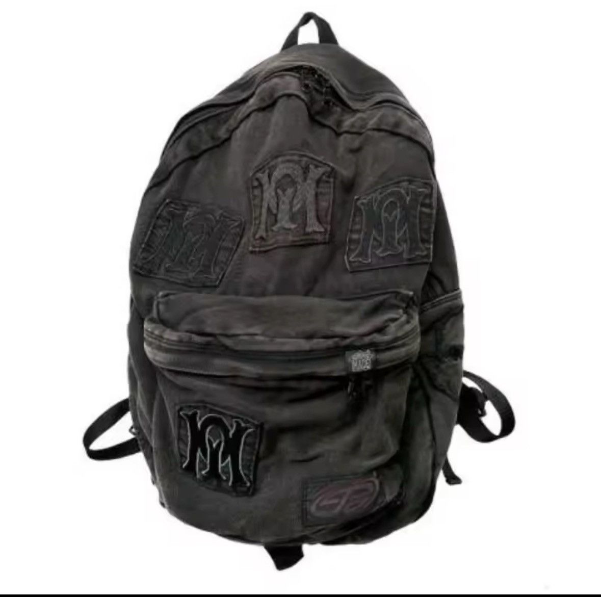 Japanese Brand Denim Y2k Backpack Women Streetwear Embroidery Letter Size ONE SIZE - 1 Thumbnail