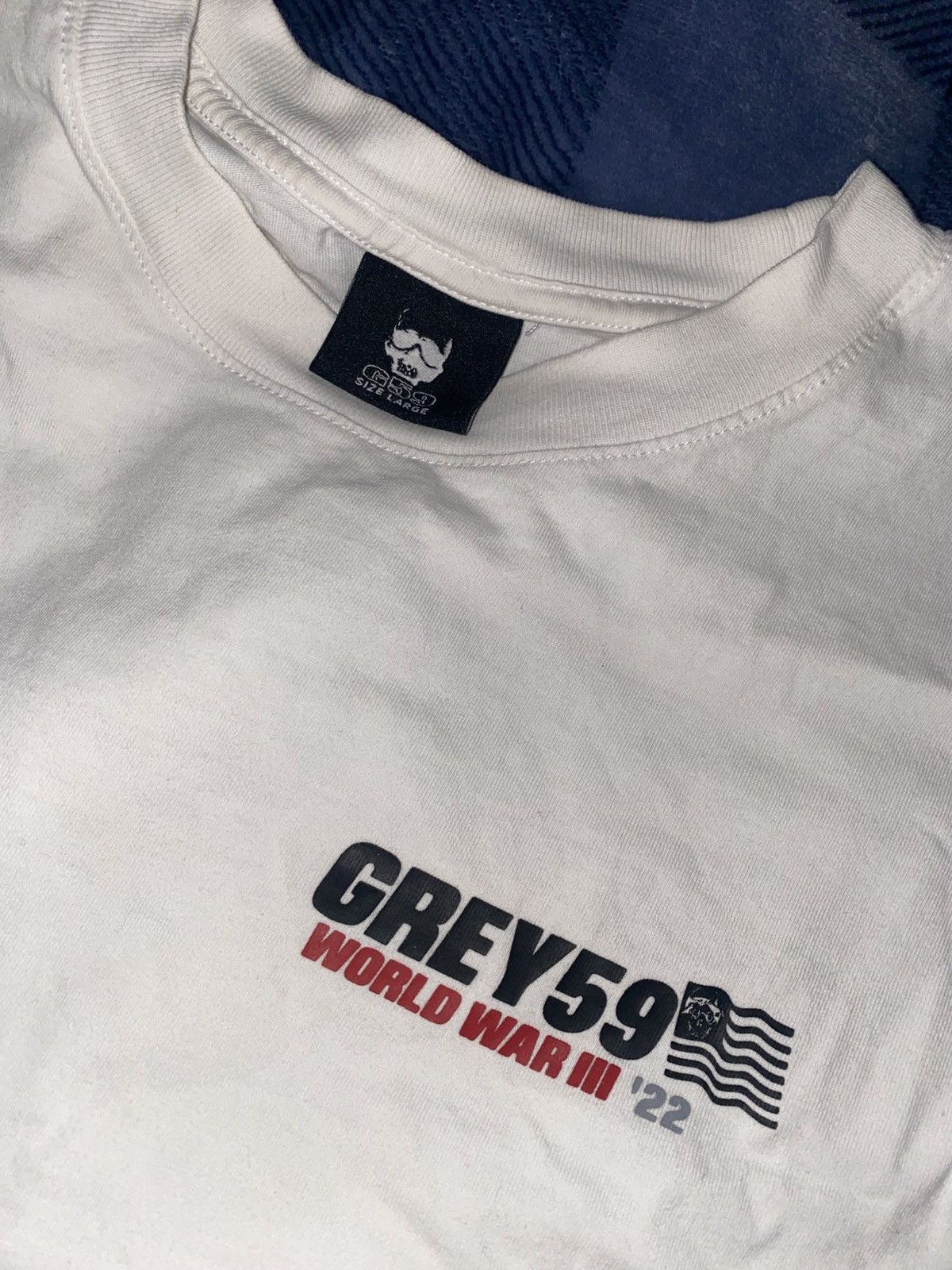 G59 Records White G59 WORLDWARIII ‘22 shirt Size US L / EU 52-54 / 3 - 2 Thumbnail