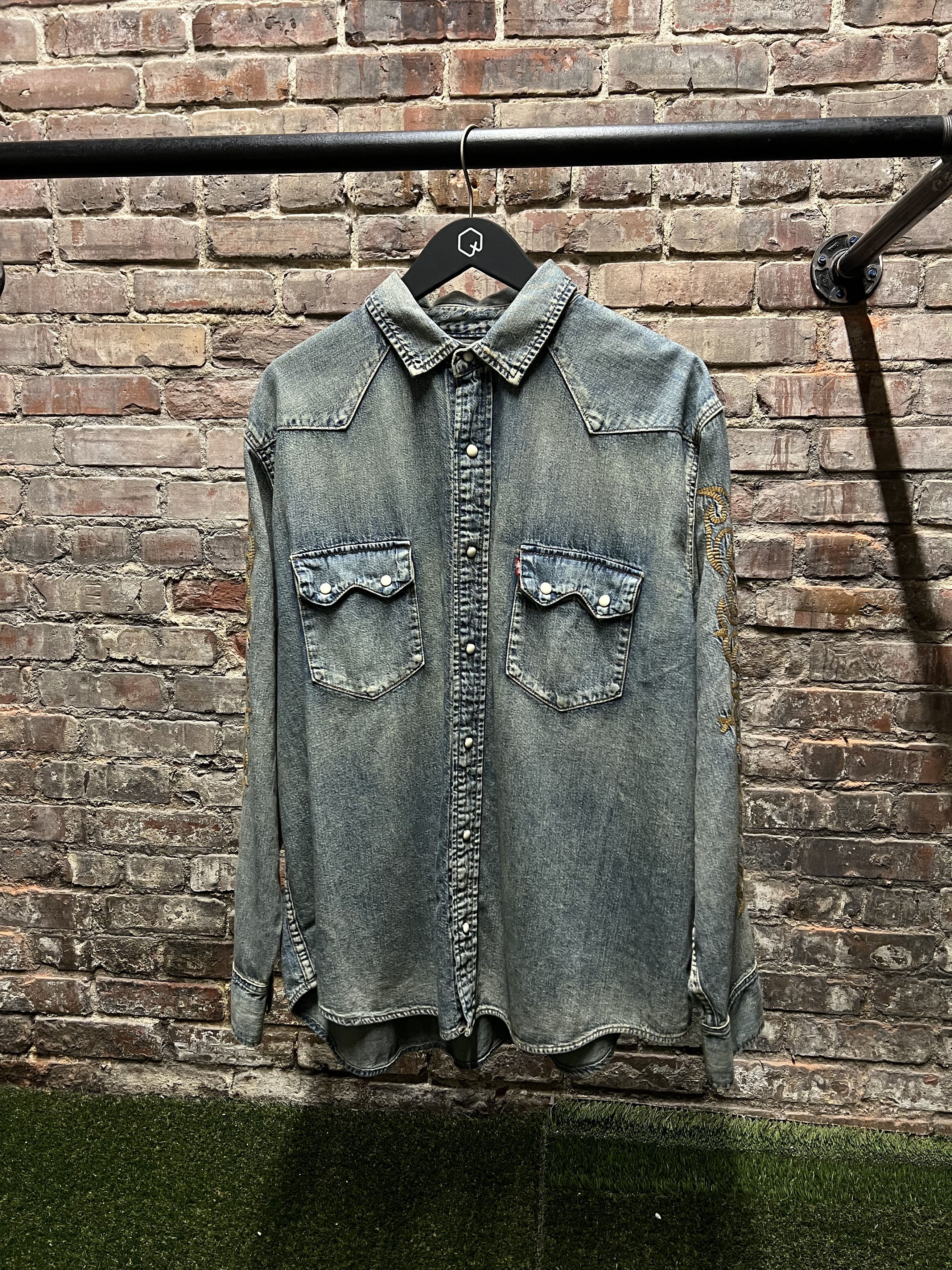DENIM TEARS Denim Tears Western Stitch Button Up L/S Size US L / EU 52-54 / 3 - 1 Thumbnail