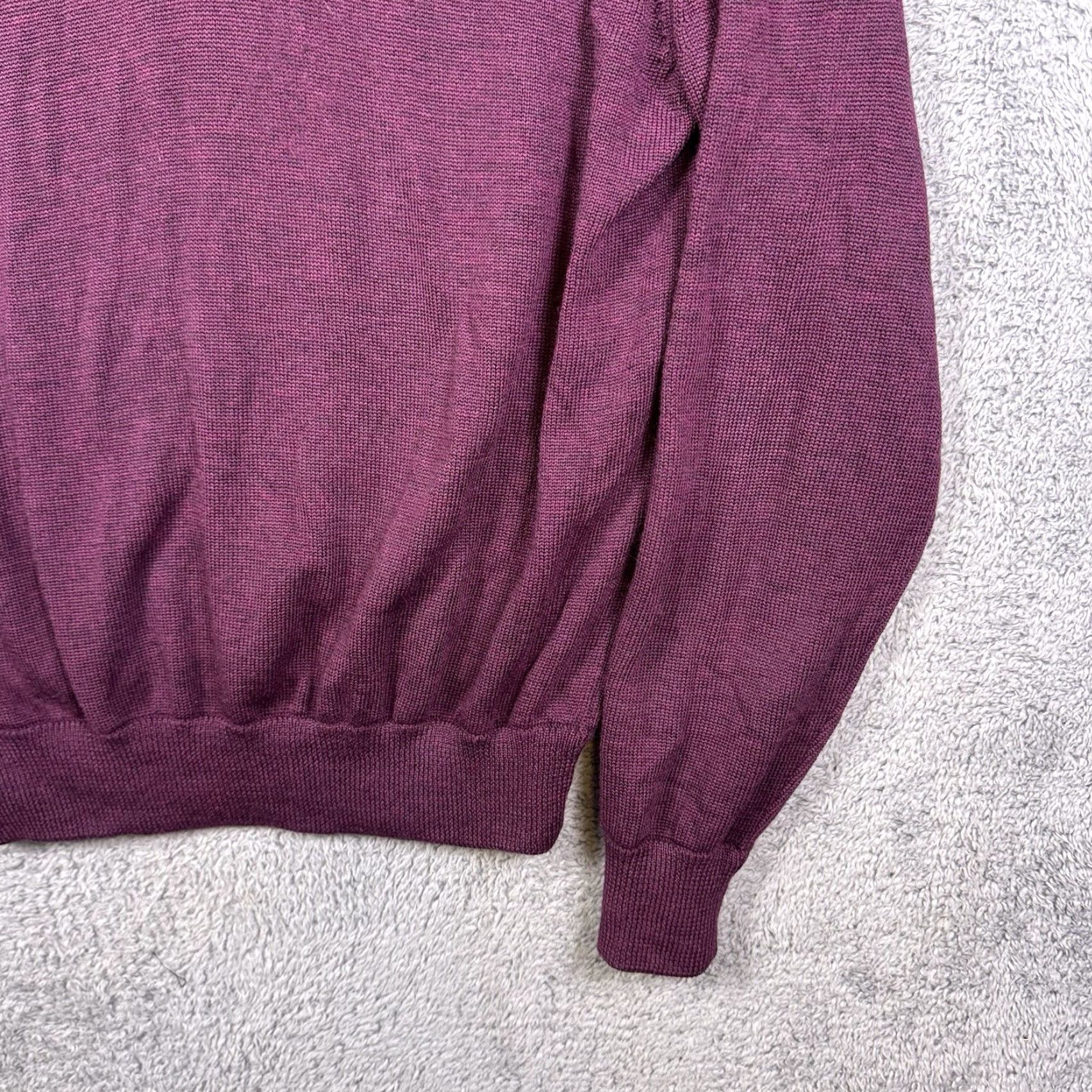 Brooks Brothers Brooks Brothers Sweater Mens M 1/4 Zip Knit Wool Mock Neck Puller Pullover Winter Knit Solid 1/4 Zip 1/4 Zip Size US M / EU 48-50 / 2 - 3 Thumbnail