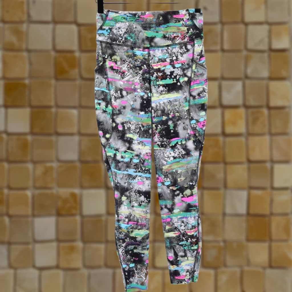 Lululemon Lululemon Fast And Free High Rise Tight 25" Pockets Paint Drift Multi Sz 6 Size ONE SIZE - 1 Thumbnail