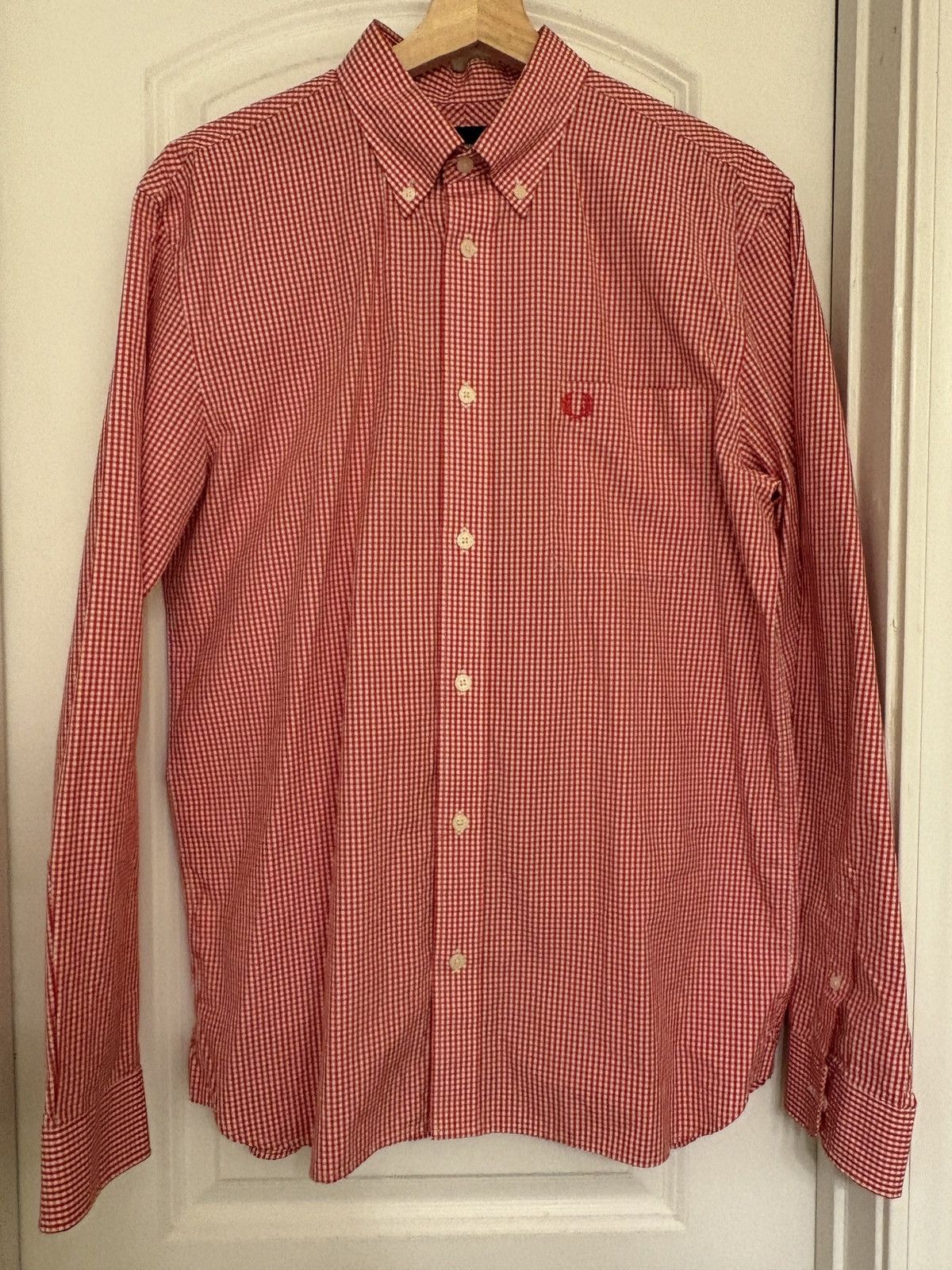 Fred Perry Fred Perry Red Checkered Longsleeve Shirt Size US M / EU 48-50 / 2 - 1 Preview