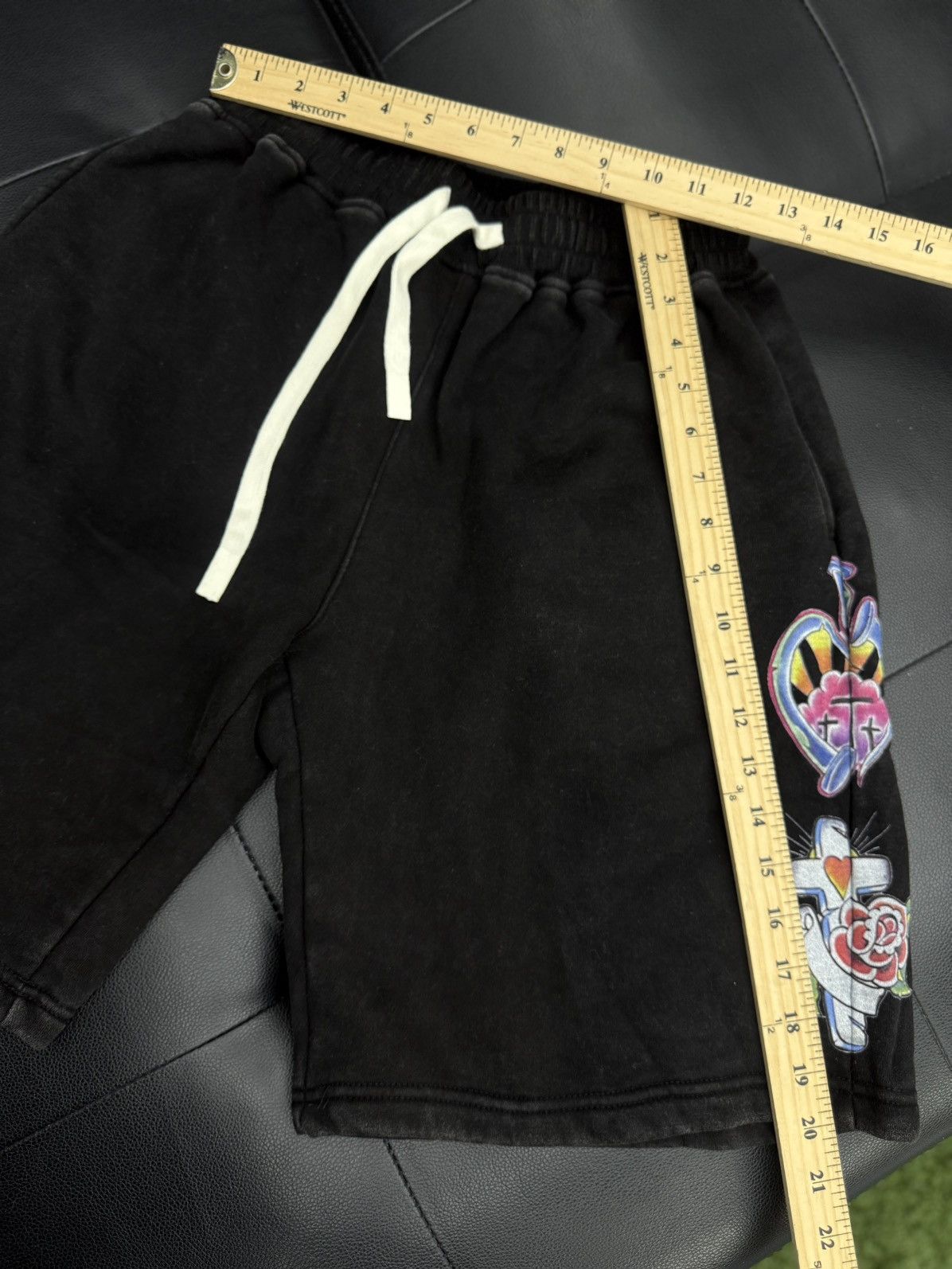 Other We Are Righteous Black Cotton Shorts Size XS (NEW) Size US 28 / EU 44 - 6 Thumbnail