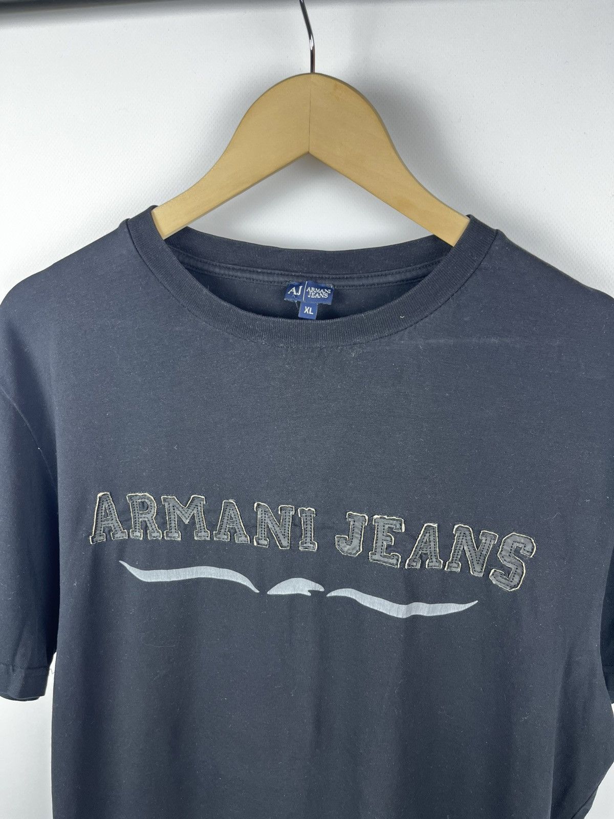 Giorgio Armani Armani jeans t shirt big logo vintage 90s Size US XL / EU 56 / 4 - 5 Thumbnail