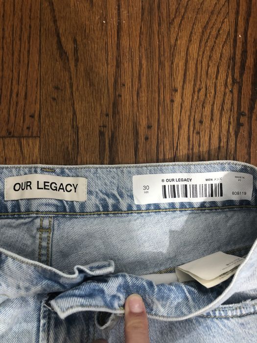 Our Legacy Our legacy extended third cut jeans (U.S shipping only