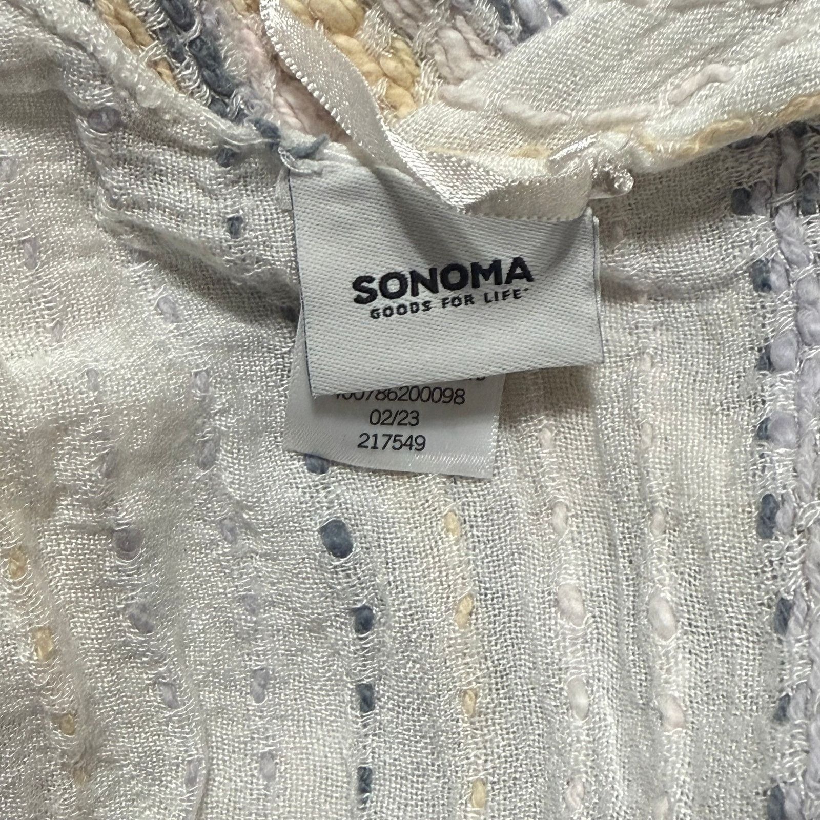 Sonoma Sonoma Textured Striped Open Kimono | Sz OS Size ONE SIZE - 7 Thumbnail