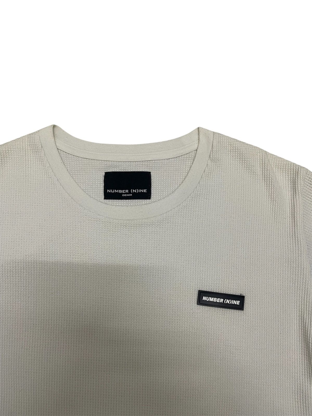 Number (N)ine Number (N)Ine Thermal Knit Waffle Small Logo Tee Size US M / EU 48-50 / 2 - 3 Thumbnail
