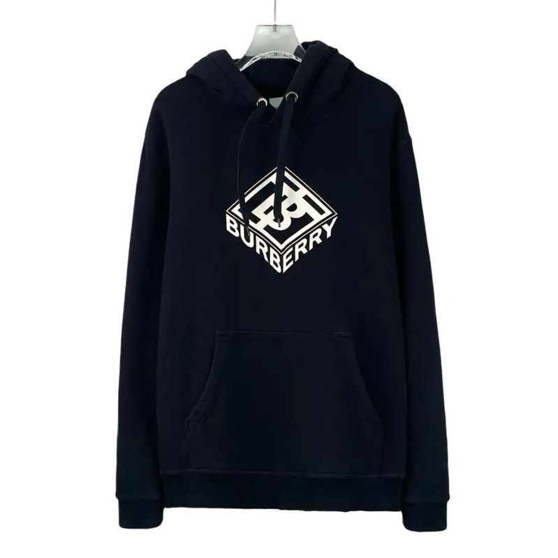 Burberry Burberry Black Cotton Women's Hoodie Size S / US 4 / IT 40 - 1 Thumbnail