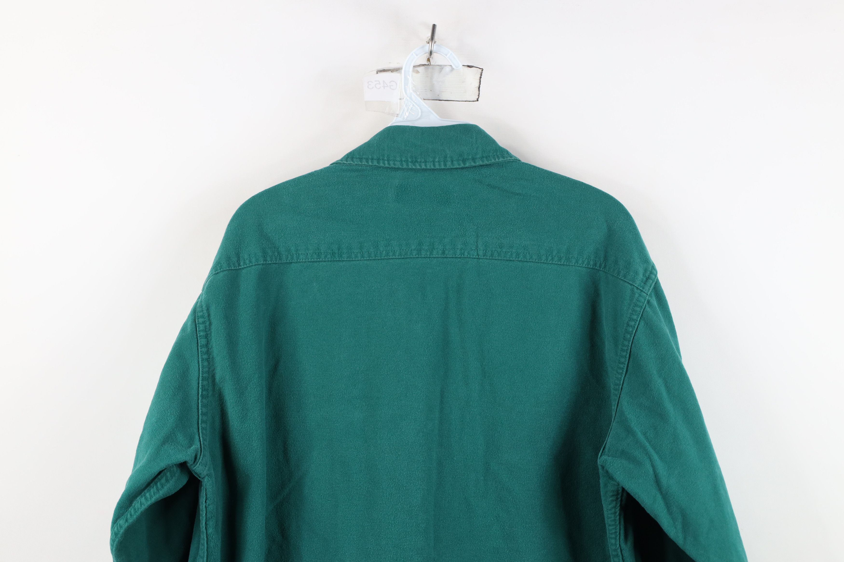 Vintage Vintage 70s Streetwear Chamois Collared Button Shirt USA Size US L / EU 52-54 / 3 - 13 Thumbnail