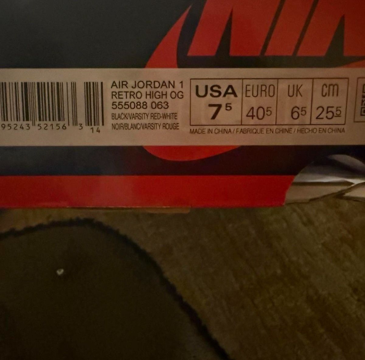 Jordan Brand × Nike Air Jordan 1 Retro High OG 'Patent Bred’ Size US 7.5 / IT 37.5 - 9 Thumbnail