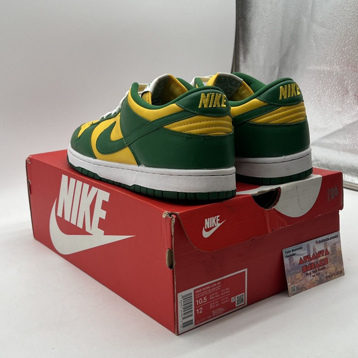 Nike Nike dunk low Brazil Size US 10.5 / EU 43-44 - 4 Thumbnail