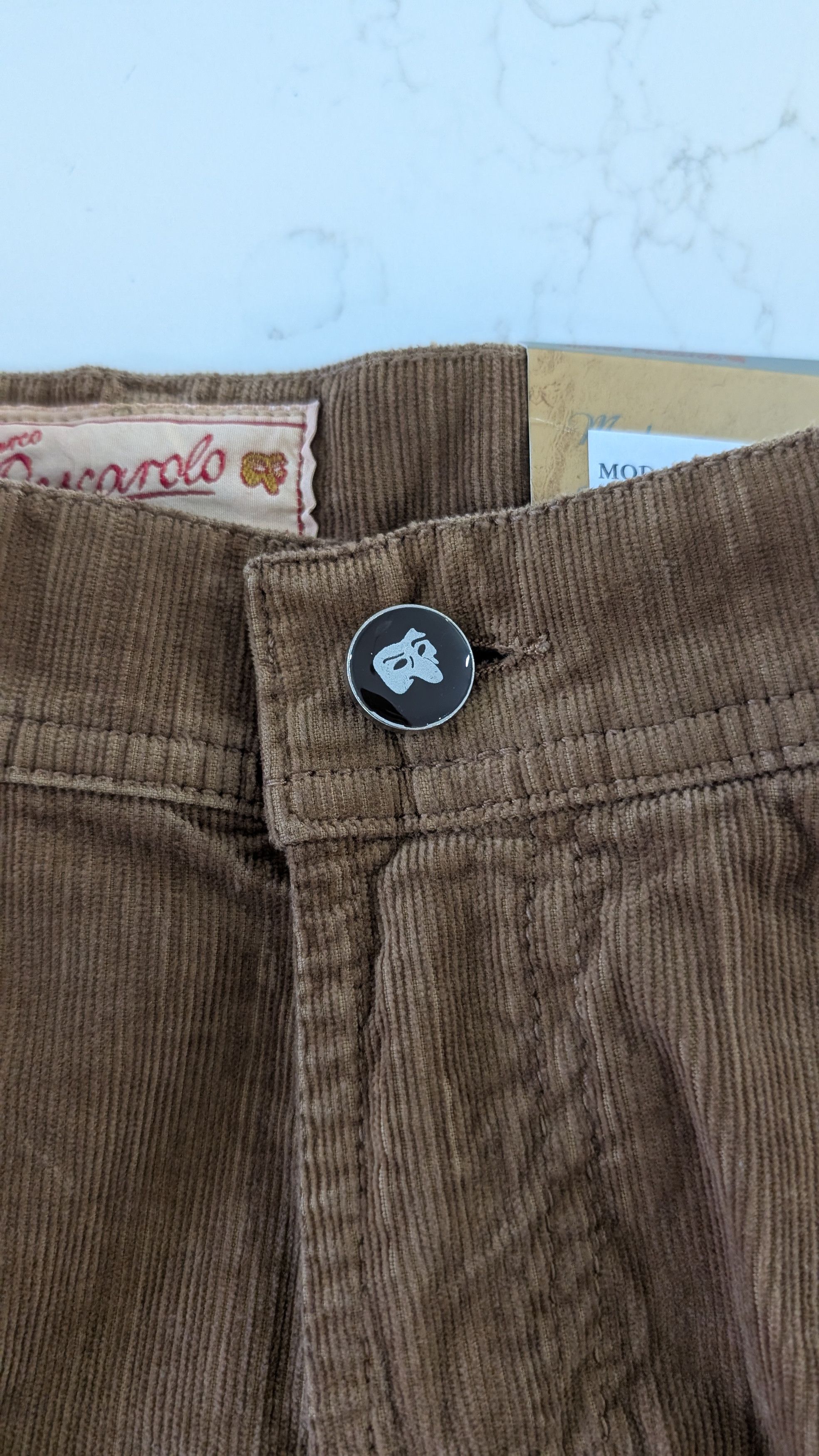 Marco Pescarolo Marco Pescarolo NERANOM Corduroy Pants Brown Size 50 IT Size US 34 / EU 50 - 8 Thumbnail