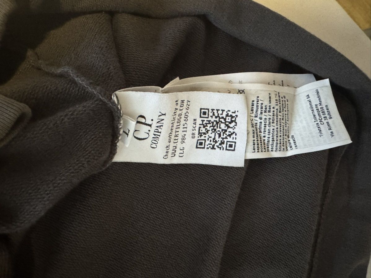 C.P. Company Washed Black CP Company Hoodie Size US L / EU 52-54 / 3 - 3 Thumbnail