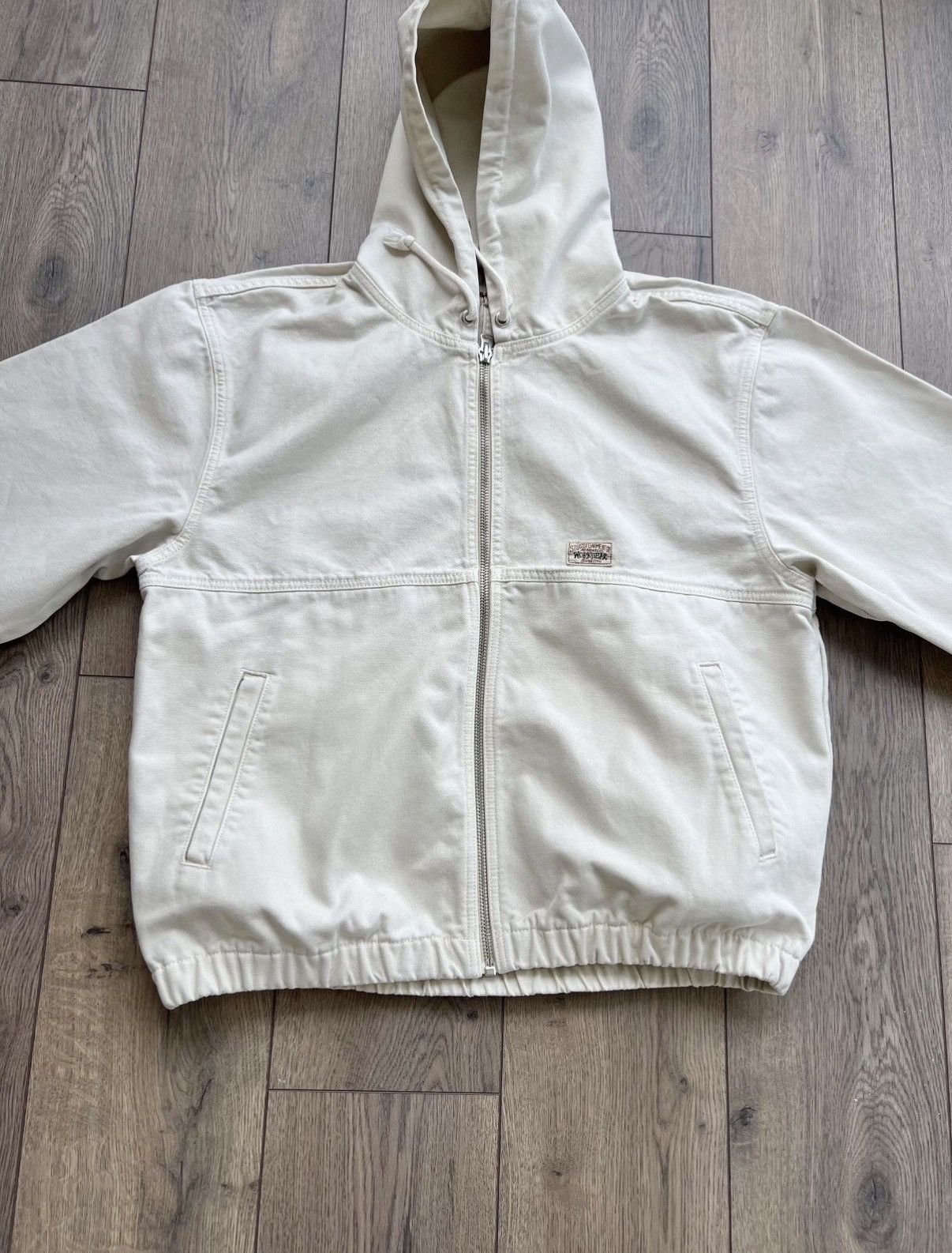 Stussy Stussy Unlined Canvas Work Jacket Vintage Natural XL Size US XL / EU 56 / 4 - 6 Thumbnail