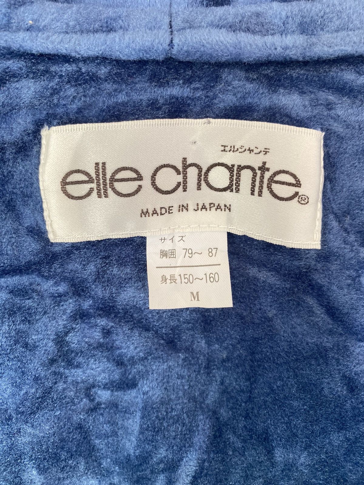 Designer × If Only Was True × Japanese Brand Vtg ELLE CHANTE Bath Rope Velvet Size 22" - 23 Thumbnail