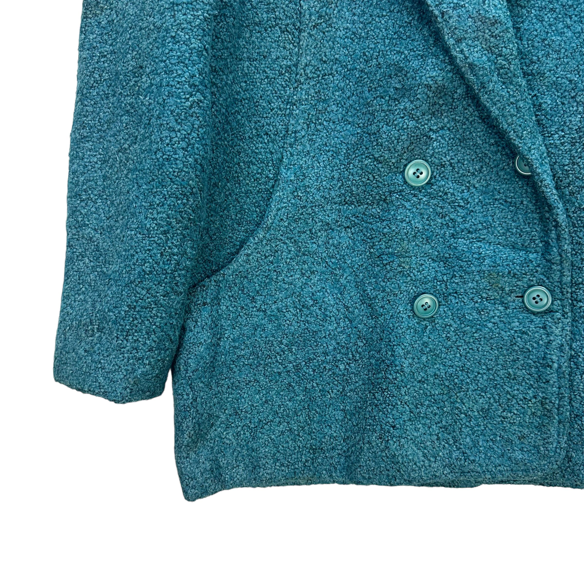 Issey Miyake RARE💥 80's ISSEY SPORT DOUBLE BREASTED COAT JACKET 7664-162 Size M / US 6-8 / IT 42-44 - 4 Thumbnail