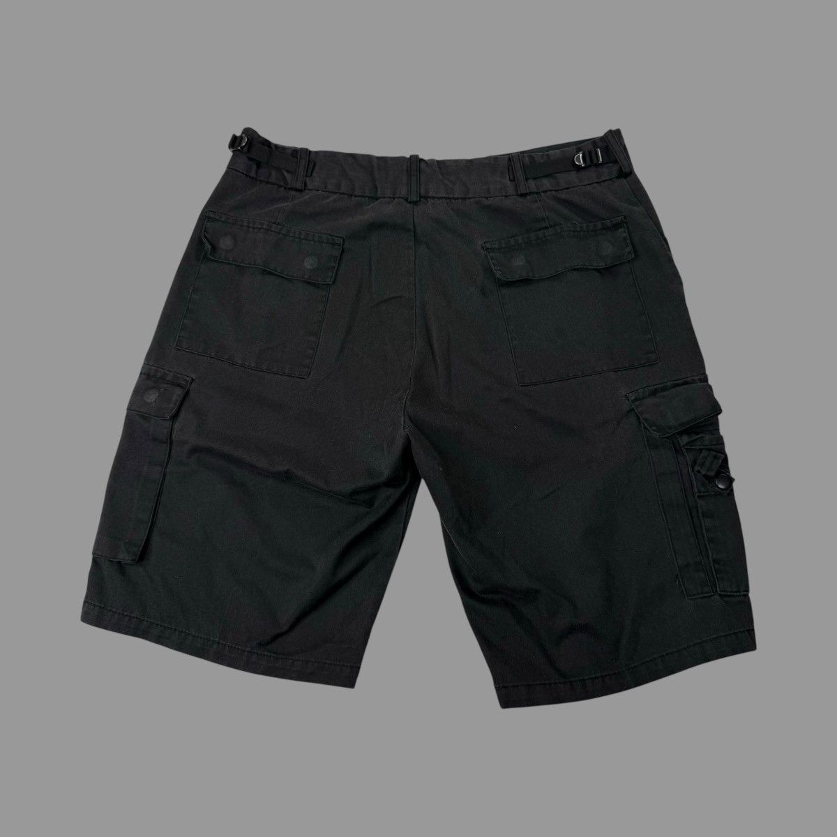 Vintage Vintage 1990s black military cargo shorts Size US 36 / EU 52 - 1 Thumbnail