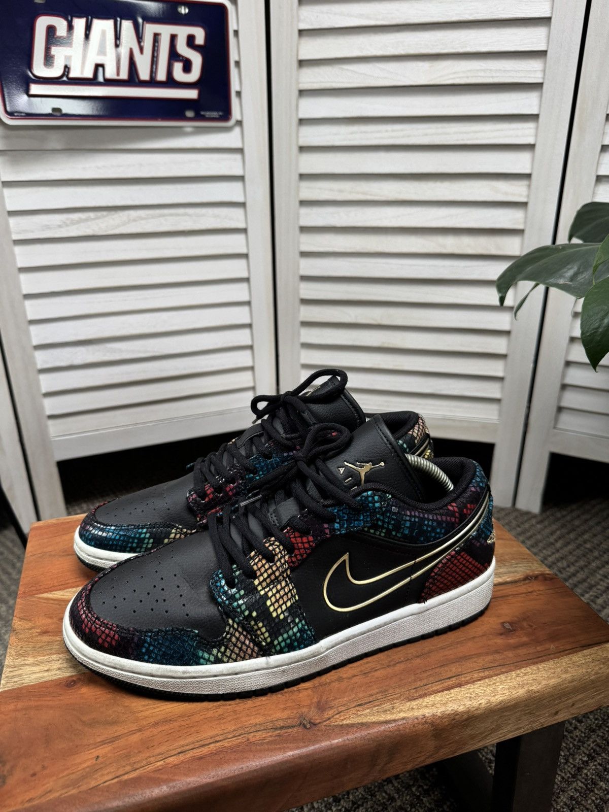 Nike Air Jordan 1 Low Multi Snakeskin Size US 8 / EU 41 - 5 Thumbnail