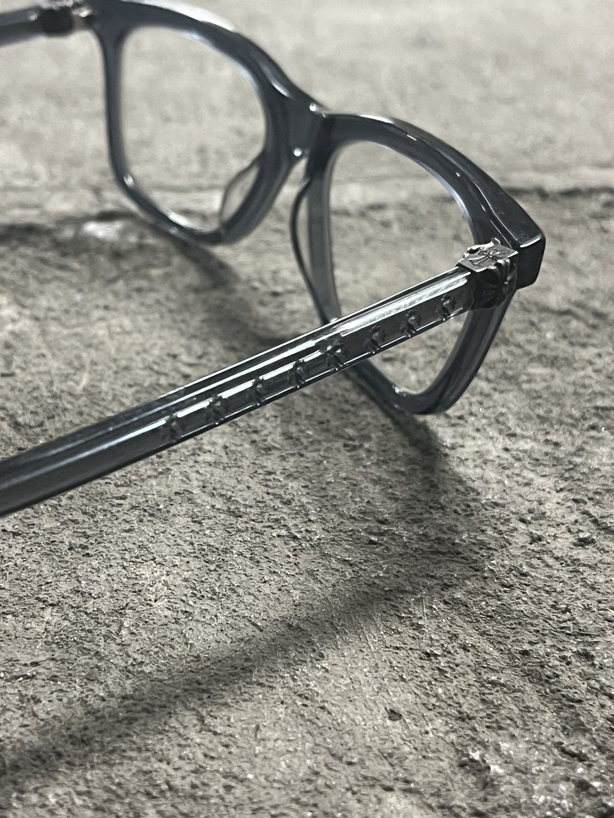 Chrome Hearts Chrome Hearts “Resurectum” Translucent Grey Frame Glasses Size ONE SIZE - 7 Thumbnail