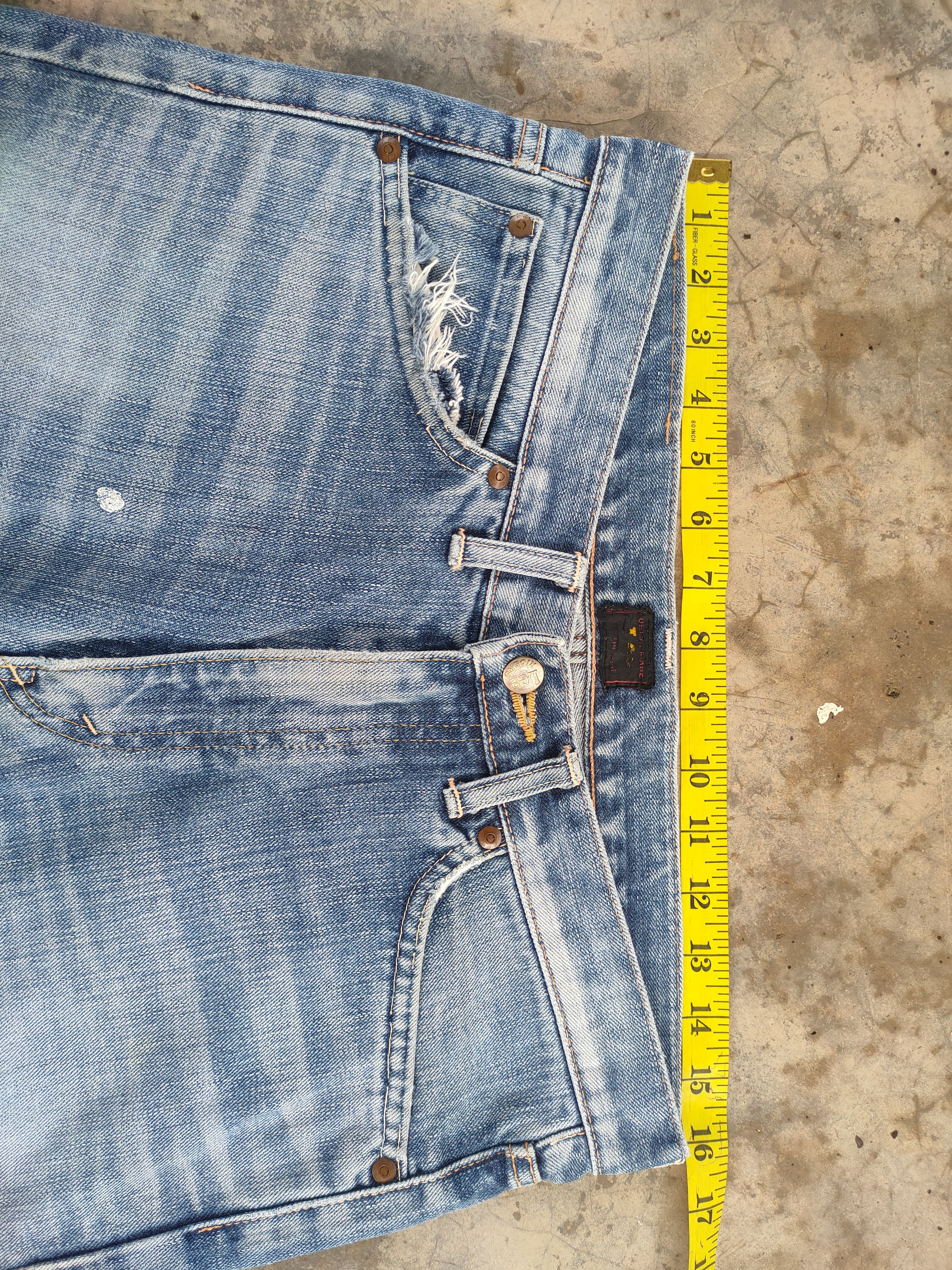 Jean × Lee × Vintage VINTAGE LEE RIDERS FADED DENIM JEANS PANTS Size US 32 / EU 48 - 7 Thumbnail