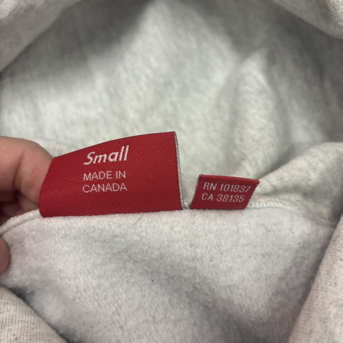 Supreme Supreme Raised Handstyle Hooded Sweatshirt Size US S / EU 44-46 / 1 - 4 Thumbnail