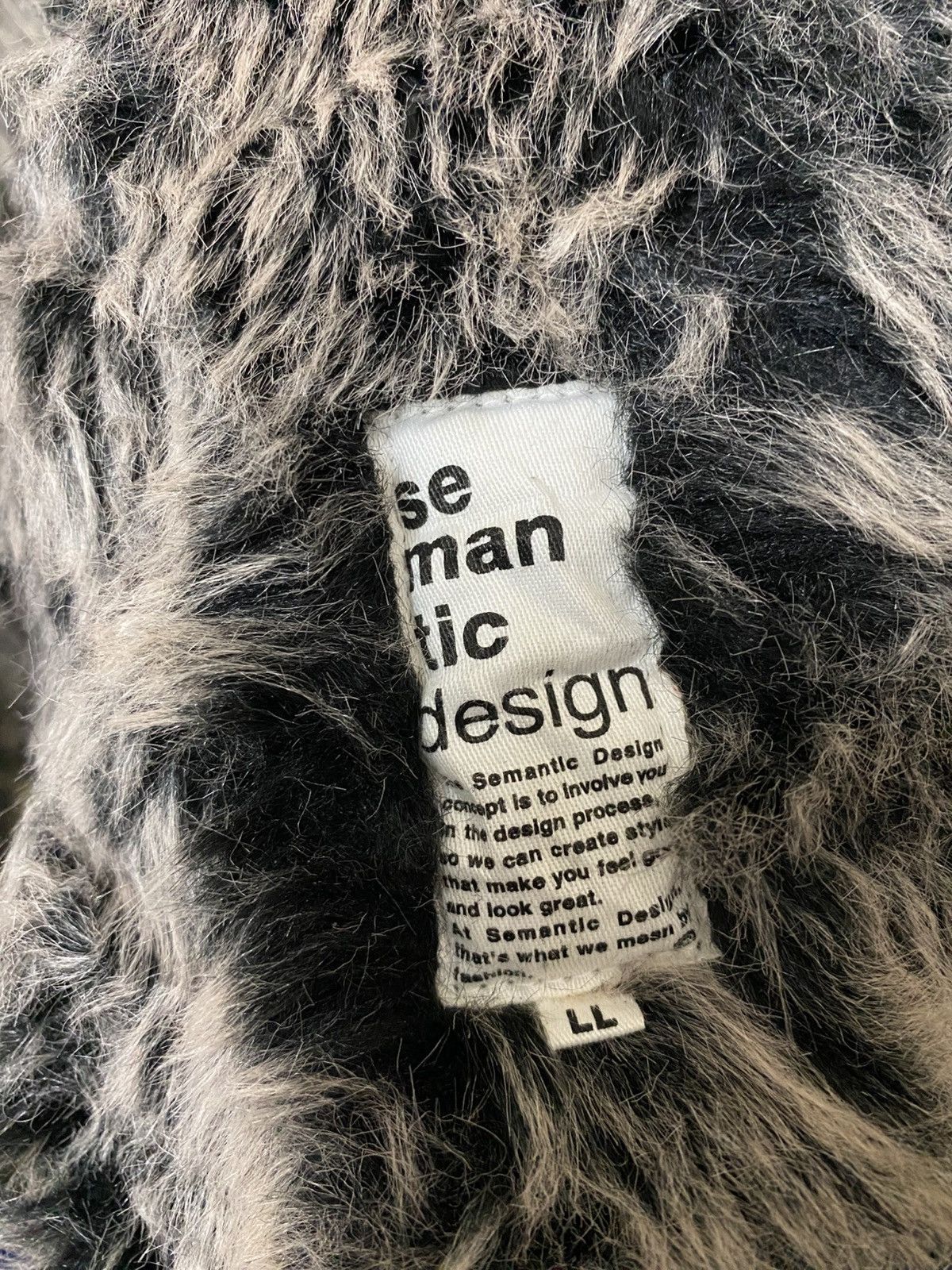 semanticdesign Semanticdesign Faux Fur Long Coat Size L / US 10 / IT 46 - 11 Thumbnail